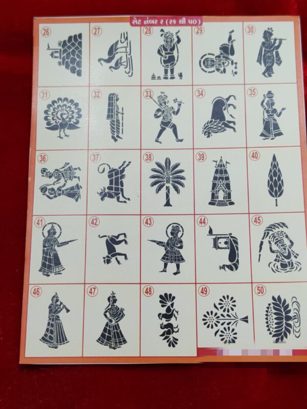 sanjhi set combo