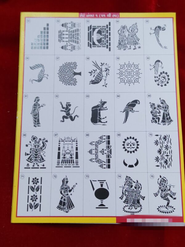 sanjhi set combo - Image 2