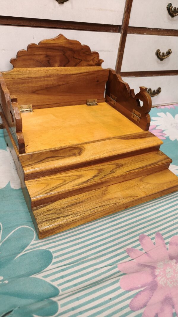 wooden sinhasan - Image 6
